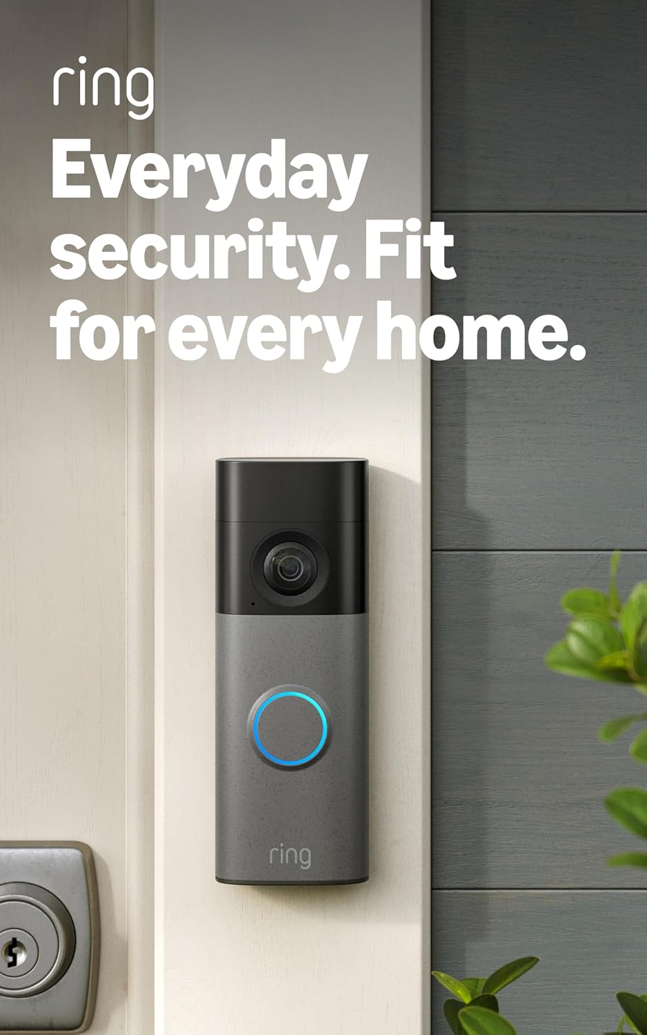 Ring video doorbell caregivers install to screen solicitors and verify in-home help for a parent with dementia