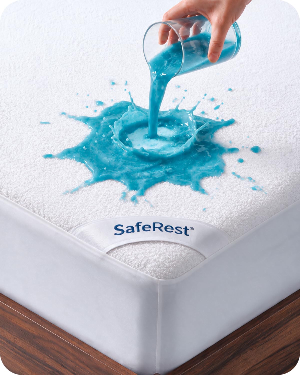 Waterproof mattress protector caregivers buy after incontinence ruins another mattress for a parent with dementia